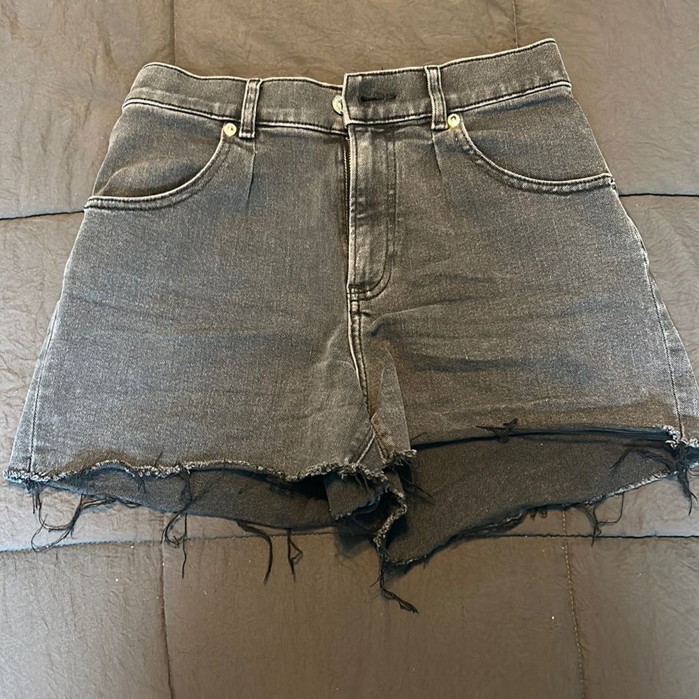 Express Black Jean Shorts